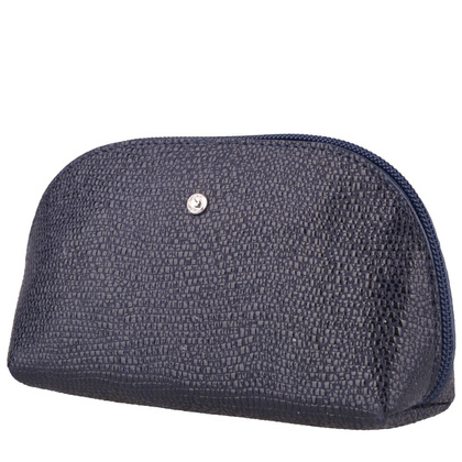 Kosmetyczka skórzana KEMER KO 253 Granatowa - min. zamówienie 20 / 50 / 100 szt.