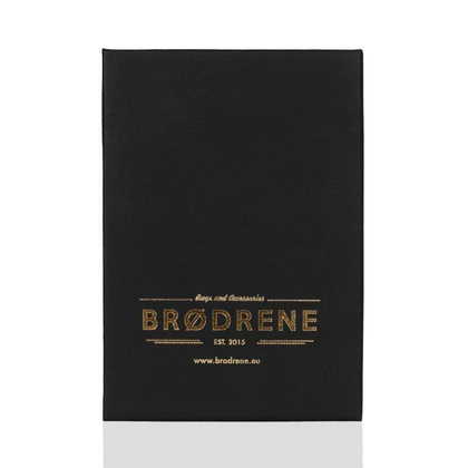 Super cienki portfel ze skóry BRØDRENE SW02 zielony - min. zamówienie 20 / 50 / 100 szt.