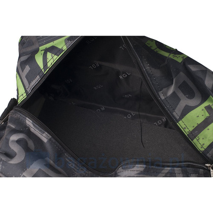 Torba podróżna podręczna PELLUCCI RGL NOG Czarno Zielona