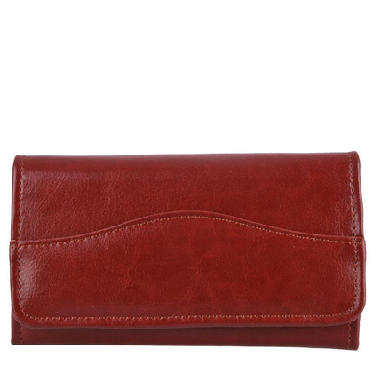 Portfel damski skórzany KEMER P17 Brązowy - min. zamówienie 20 / 50 / 100 szt.