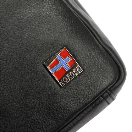 Klasyczna saszetka męska z naturalnej skóry licowej 