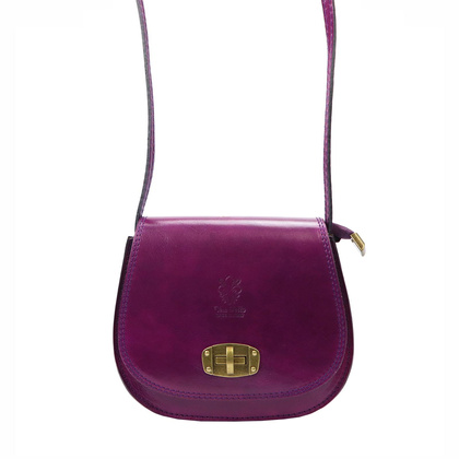 Torebka damska listonoszka, skóra naturalna