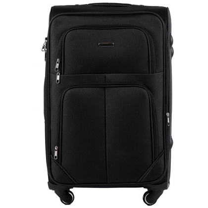 Średnia walizka WINGS 214 4K M Czarna