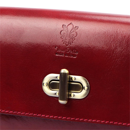 Mała elegancka torebka damska wykonana ze skóry naturalnej 67