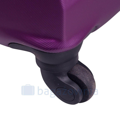 Średnia walizka WINGS AT01 M Fioletowa