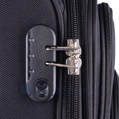 Duża walizka WINGS 1706 L Czarna