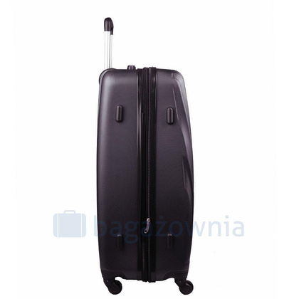 Duża walizka WINGS 304 L Szara