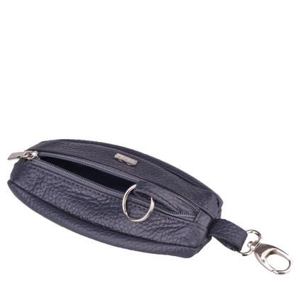 Etui na klucze skórzane KEMER K-3 Granatowe - min. zamówienie 20 / 50 / 100 szt.