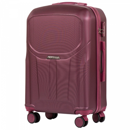 Średnia walizka WINGS PDT01-M Bordowy