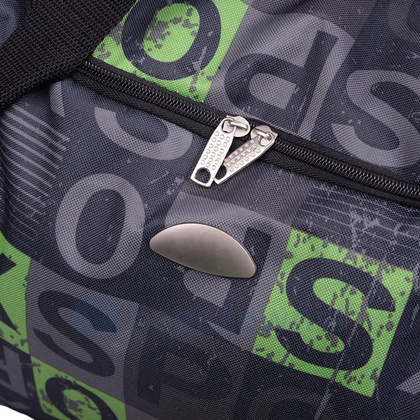 Torba podróżna podręczna PELLUCCI RGL WIZZ AIR C9 Czarno / Szaro / Zielona