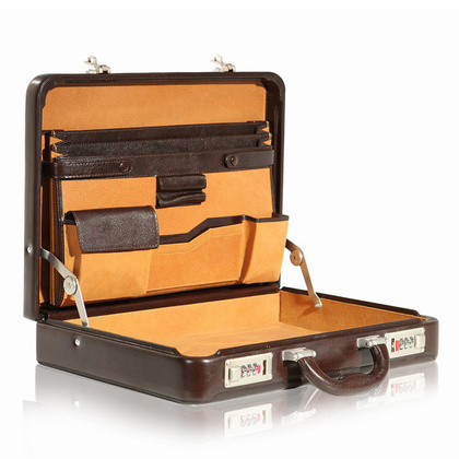 Neseser skórzany BELLUCCI A7 Brązowy - min. zamówienie 20 / 50 / 100 szt.