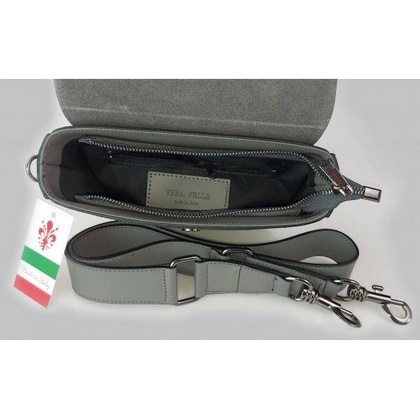 Listonoszka,chlebak,przewieszka  Vera Pelle klapka zamsz