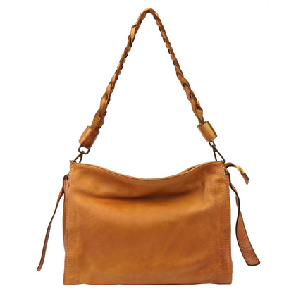 Torebki skórzane damskie VS 015 camel KEMER