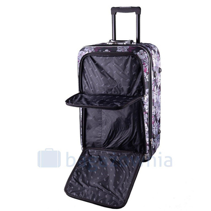 Zestaw Mała walizka PELLUCCI RGL 773 S + Kuferek S Granatowo czerwony