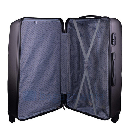 Średnia walizka WINGS AT01 M Czarny