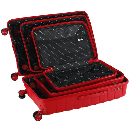 Zestaw 3 walizek WINGS MUR01-3 Wine Red