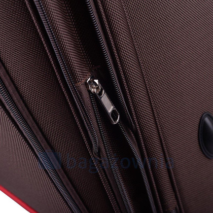 Średnia walizka WINGS 206 M Brązowa