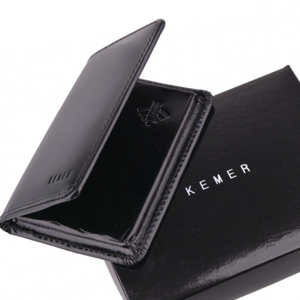 Etui na wizytówki KEMER 305W-ID/DW Czarne - min. zamówienie 20 / 50 / 100 szt.
