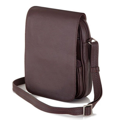 Torba skórzana na ramię KEMER SOLIER SL32 Brązowa - min. zamówienie 20 / 50 / 100 szt.