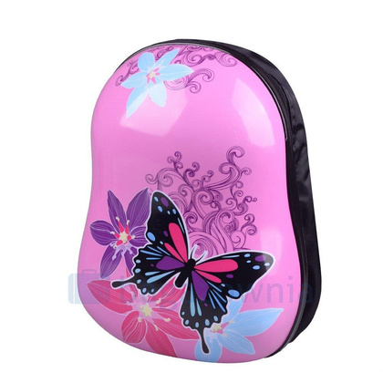 Zestaw walizka i plecak KEMER RGL MOTYLEK Różowe