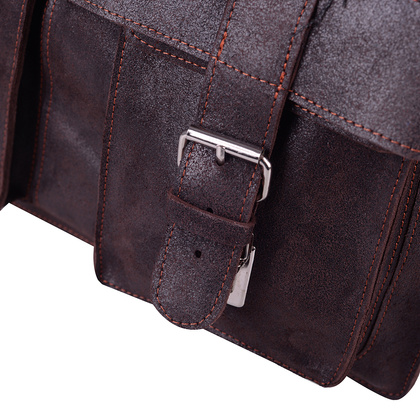 Torba skórzana na ramię KEMER CH 1103 Brązowa - min. zamówienie 20 / 50 / 100 szt.