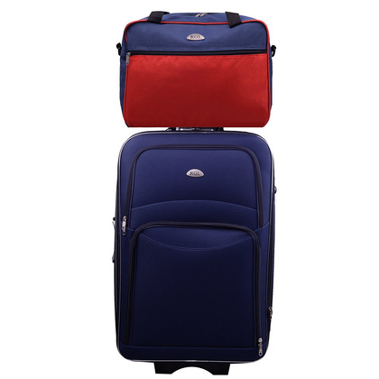 Torba podróżna podręczna PELLUCCI RGL WIZZ AIR M2 Granatowo czerwona