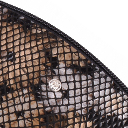 Kosmetyczka skórzana KEMER KO252 Złota łuska - min. zamówienie 20 / 50 / 100 szt.