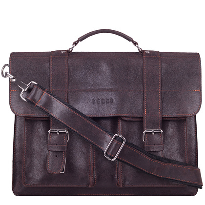 Torba skórzana na ramię KEMER CH 1103 Brązowa - min. zamówienie 20 / 50 / 100 szt.