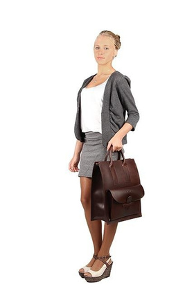 Torba damska do rękiKEMER VOOC Vintage P34 brąz