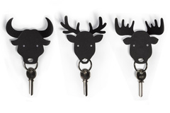 Wieszak na klucze Byk 10152-BK