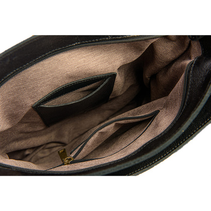 Torba damska skórzana KEMER VOOC T5 Czarna