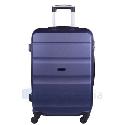 Duża walizka WINGS AT01 L Granatowa