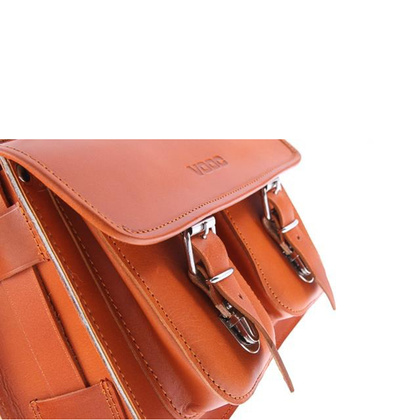 Stylowa torba kuferek KEMER VOOC Vintage P30 brąz