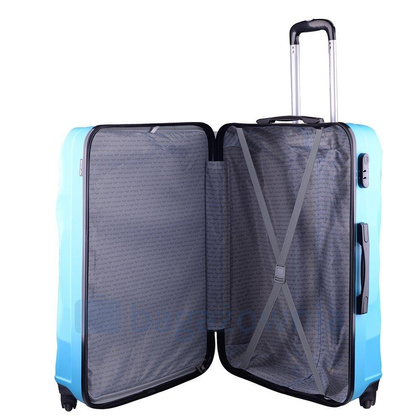 Duża walizka WINGS 159 L Turkusowa