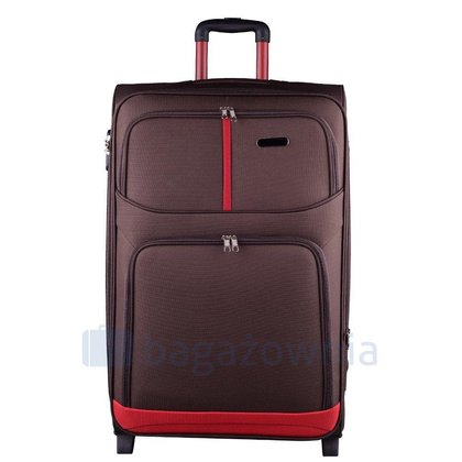 Średnia walizka WINGS 206 M Brązowa