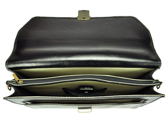 Teczka skórzana KEMER 819-2 Czarny / Czerwony