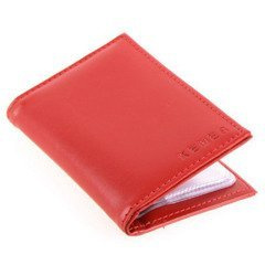 Etui na wizytówki KEMER  008W/DW Czerwone - min. zamówienie 20 / 50 / 100 szt.