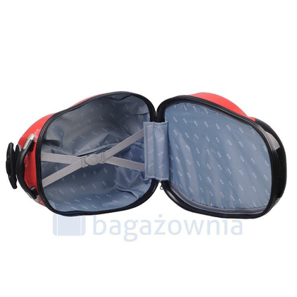 Walizka dziecięca KEMER BIEDRONKA Czerwono Czarna min. zamówienie 20 / 50 / 100 szt.
