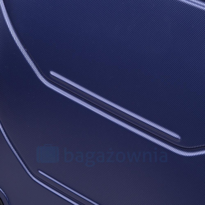 Mała kabinowa walizka KEMER RGL 720 S Metaliczno niebieska