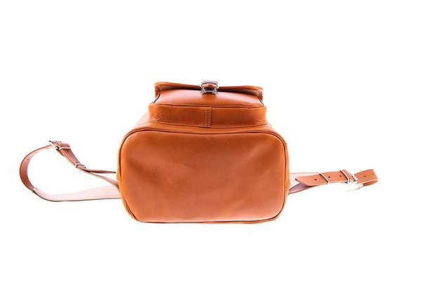 Duży plecak skórzany KEMER VOOC Vintage P38 naturalny