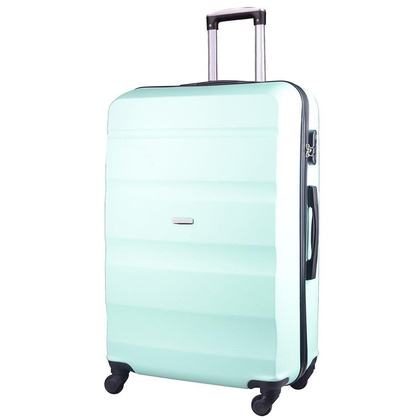 Średnia walizka WINGS AT01 M Jasnozielona