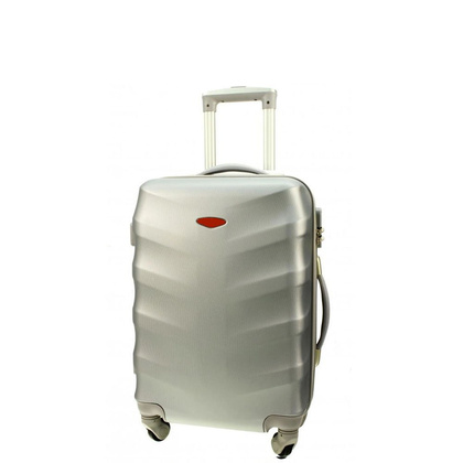 Małe kabinowa walizka PELLUCCI RGL 81 S Srebrna
