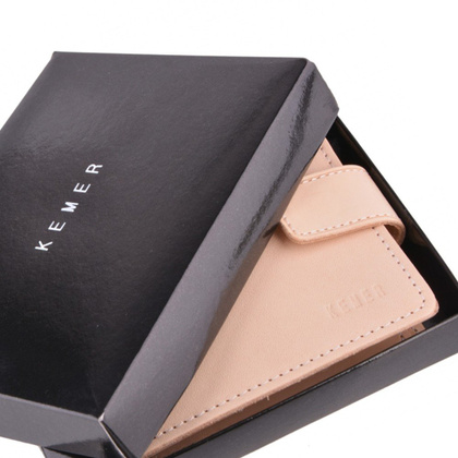 Portfel męski skórzany KEMER 366 Cielisty - min. zamówienie 20 / 50 / 100 szt.