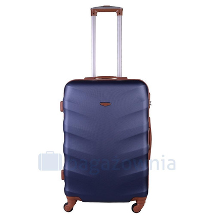 Średnia walizka WINGS 402 M Granatowa