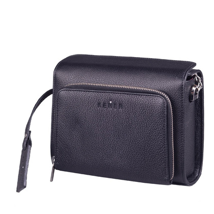 Torebka damska skórzana KEMER R384 Czarna - min. zamówienie 20 / 50 / 100 szt.