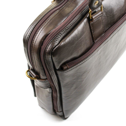 Torba skórzana na laptop 17" KEMER SOLIER Dundee - min. zamówienie 20 / 50 / 100 szt.