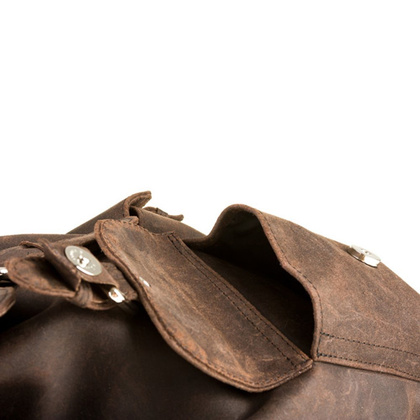 Plecak ze skóry naturalnej KEMER VOOC URBAN RDW6 Czarny