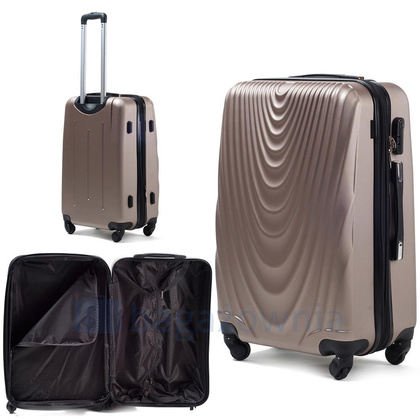 Zestaw 3 walizek WINGS 304 Granatowe