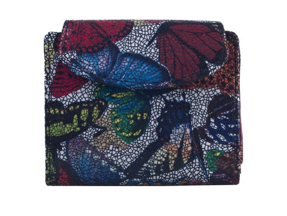 Portfel damski skórzany KEMER 009D Czerwony - min. zamówienie 20 / 50 / 100 szt.