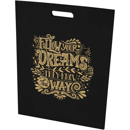 EcoSeal torba na zakupy o pojemności 5 l z włókniny z recyklingu z certyfikatem GRS